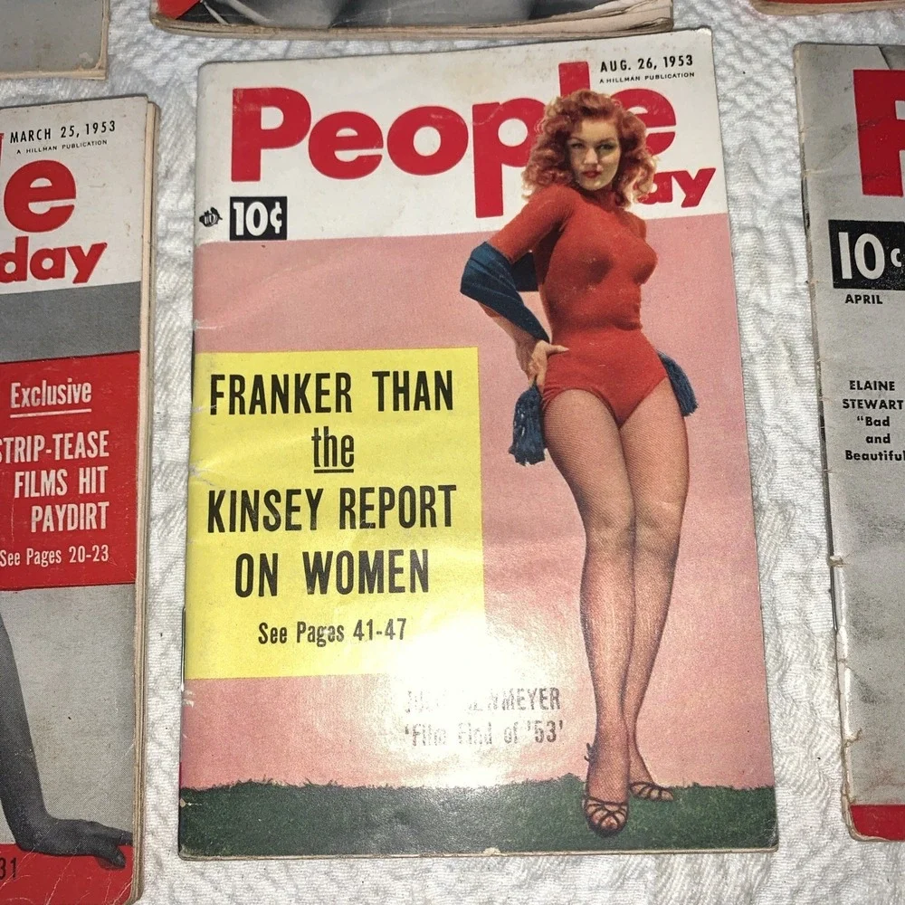 Quick Date Focus People Today Magazines‎ Lot 8 Issues 1951-1953 Mini Magazines